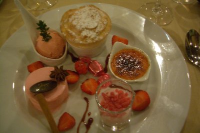 rose dessert